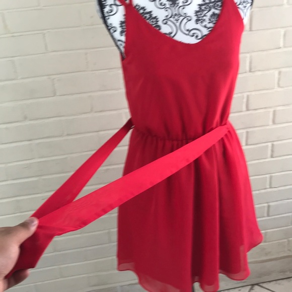 Chelsea28 Red Midi Dress - Picture 6 of 8